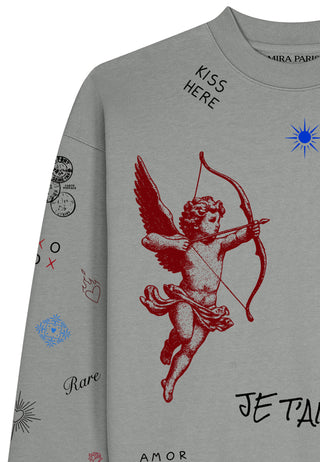 Sweatshirt Boxy "Flash Tattoo 2"