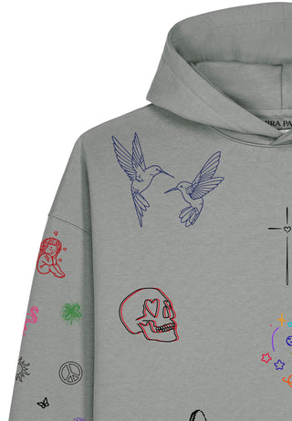 Hoodie Boxy "Flash Tattoo 1"