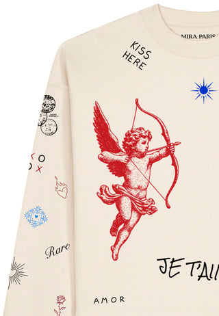 Sweatshirt Boxy "Flash Tattoo 2"