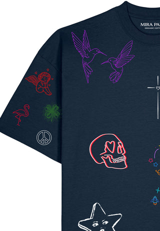 T-shirt Boxy "Flash Tattoo 1"