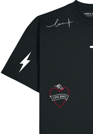 T-shirt Boxy "Tattoo Mi Amor"