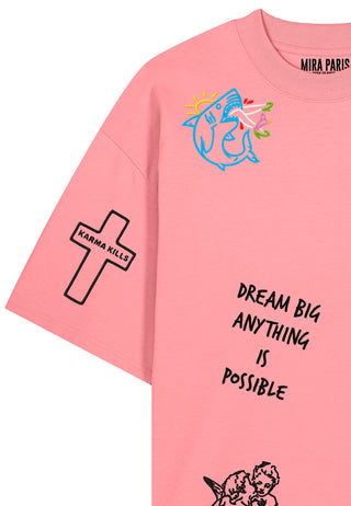 T-shirt Oversize "Tattoo Be Kind"