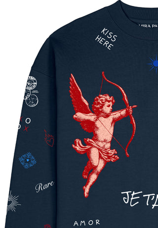 Sweatshirt Boxy "Flash Tattoo 2"