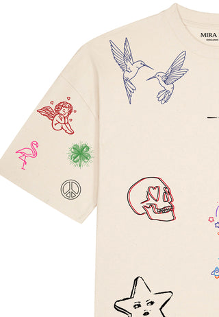T-shirt Boxy "Flash Tattoo 1"