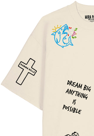 T-shirt Oversize "Tattoo Be Kind"