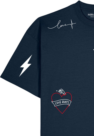 T-shirt Boxy "Tattoo Mi Amor"