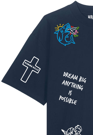 T-shirt Oversize "Tattoo Be Kind"