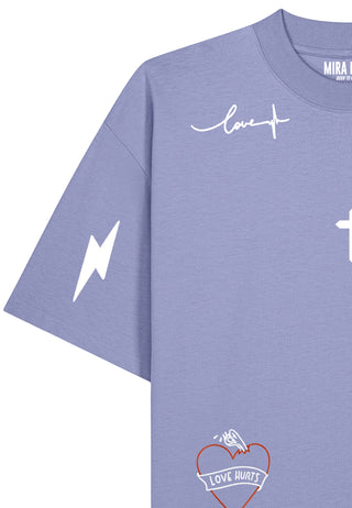 T-shirt Oversize "Tattoo Mi Amor"