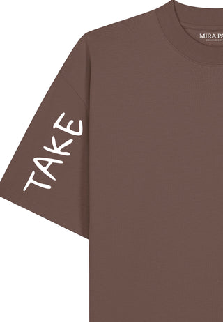 T-shirt Oversize "Take Care"