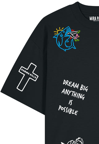 T-shirt Oversize "Tattoo Be Kind"