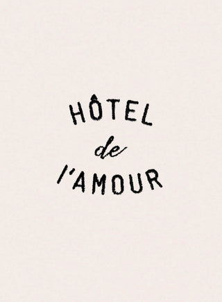 T-shirt Classic Brodé "Hôtel de l'Amour"