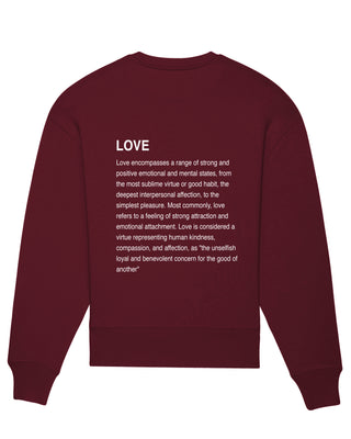 Sweatshirt Classic "Love Definition"