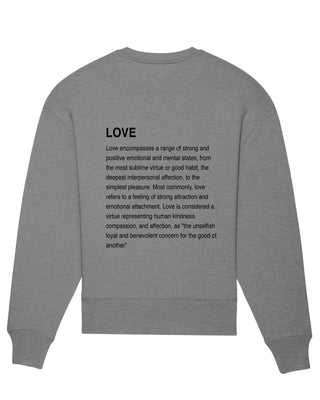 Sweatshirt Classic "Love Definition"