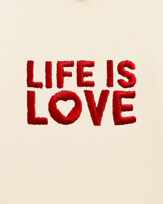 Hoodie Classic Brodé "Love is Life"