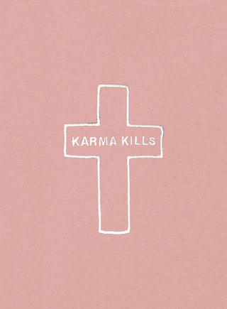 T-shirt Classic Brodé "Karma Kills"