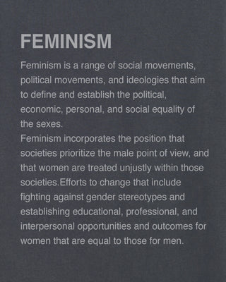 Sweatshirt Vintage "Feminism Definition"