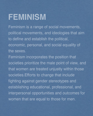 Sweatshirt Vintage "Feminism Definition"