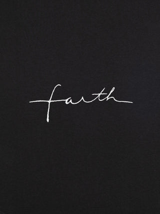 T-shirt Roll Up Brodé "Faith"