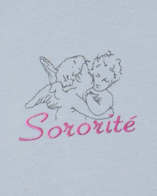 T-shirt Vintage Brodé "Sororité"