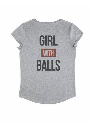 T-shirt Roll Up "Girl with Balls"