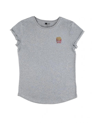 T-shirt Roll Up "Fries Before Men"