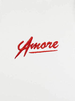 T-shirt Roll Up Brodé "Amore"