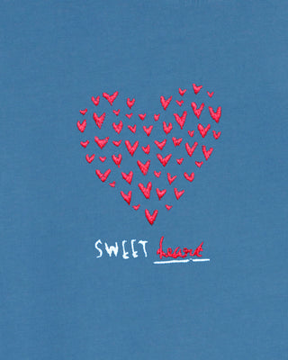 T-shirt Vintage Brodé "Sweet Heart"