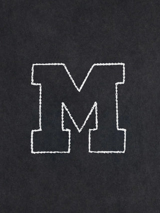 T-shirt Roll Up Brodé "M"