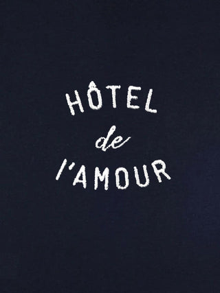 T-shirt Roll Up Brodé "Hôtel de l'Amour"