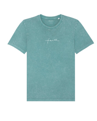 T-shirt Vintage Brodé "Faith"