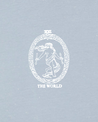 T-shirt Vintage Brodé "The World"