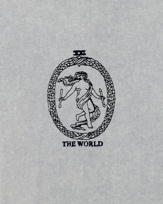 T-shirt Vintage Brodé "The World"
