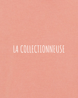 T-shirt Vintage Brodé "La Collectionneuse"
