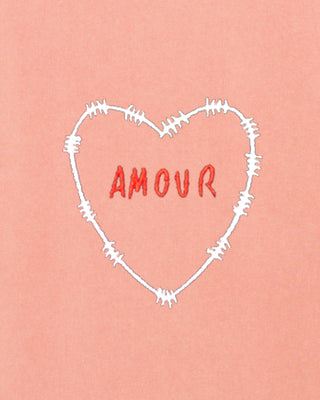 Sweatshirt Vintage Brodé "Amour"