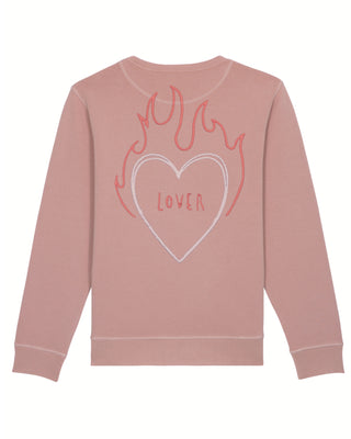 Sweatshirt Vintage Brodé "Lover"