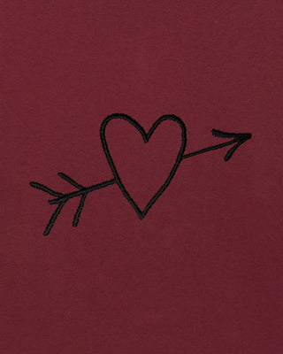 Sweatshirt Col V Brodé "El Amor"