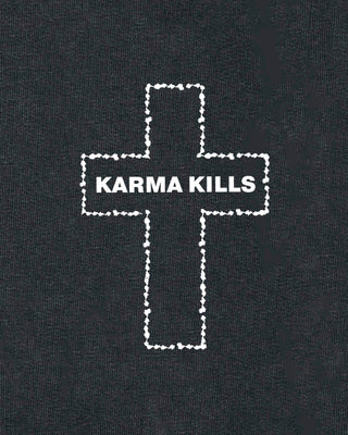 Jogging Vintage Brodé "Karma Kills"